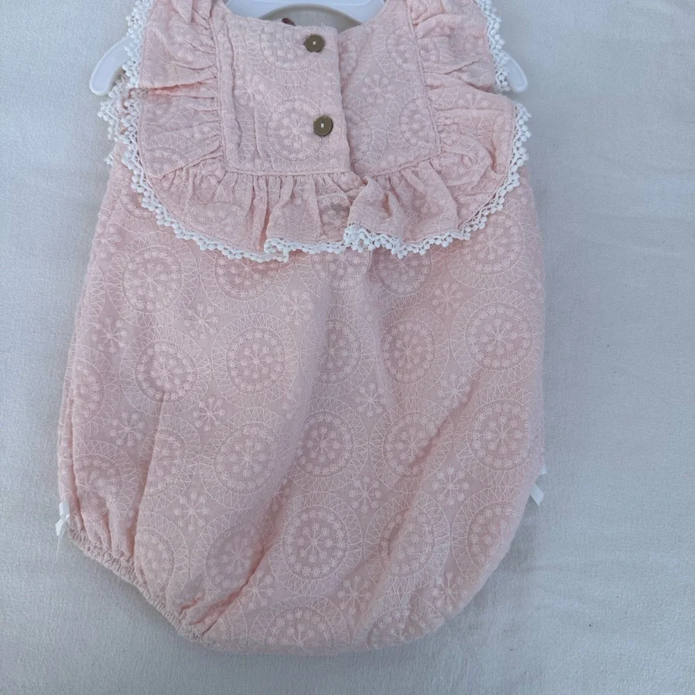 Tommy Bahama And Catherine Malandrino Chic Pink and Green Diaper Covers #A1 2Pc